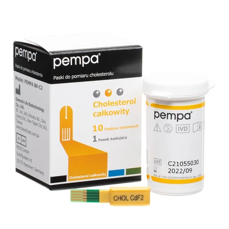 Pempa BK-C2, cholesterolteststrips, 10 stuks