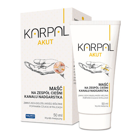 Karpal Akut, pommade pour le syndrome du canal carpien, 50 ml