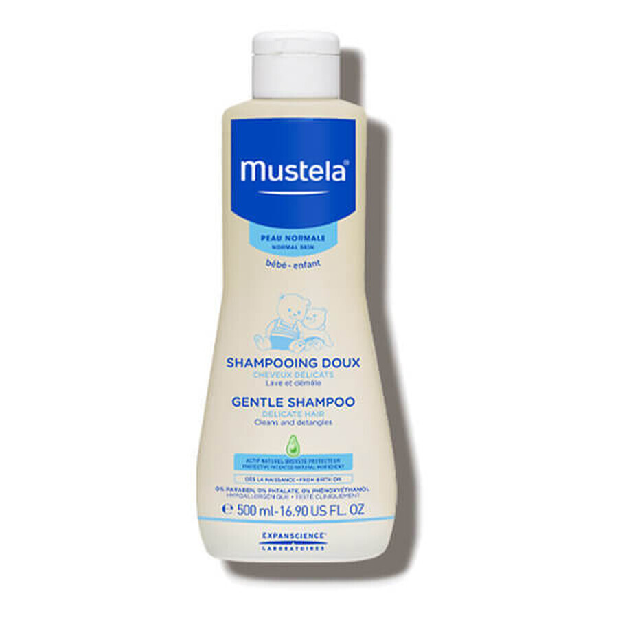 Mustela Bebe Enfant, sanftes Baby-Shampoo, von Geburt an, normale Haut, 500 ml