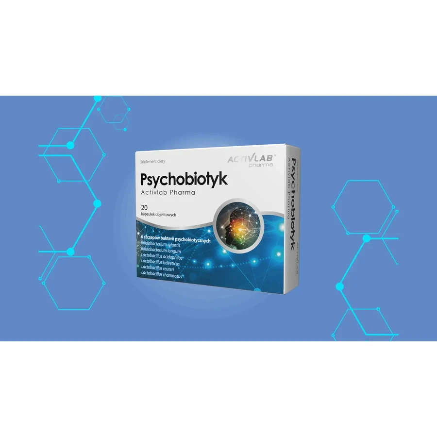 Activlab Pharma Psychobiotik, 20 magensaftresistente Kapseln