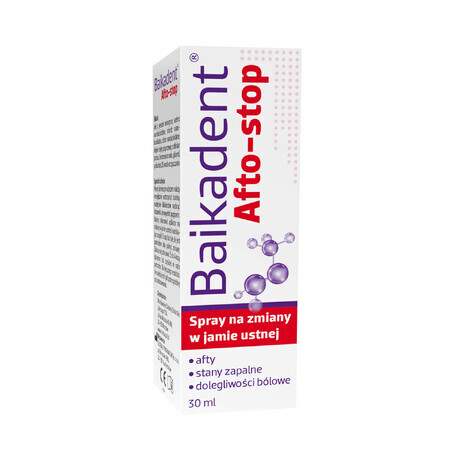 Spruzzo per Denti Baikadent Afto-stop, 30 ml