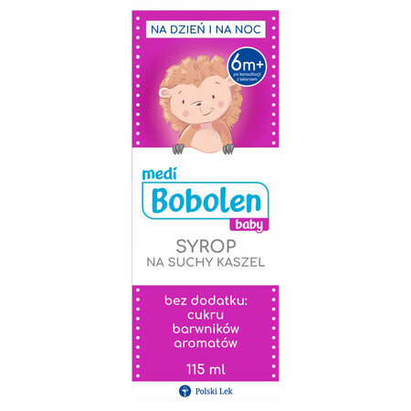 Bobolen Baby, dry cough syrup, 115 ml