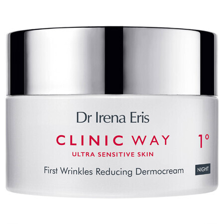 Dr Irena Eris Clinic Way 1°, dermocrème réduisant les premières rides, pour la nuit, 50 ml