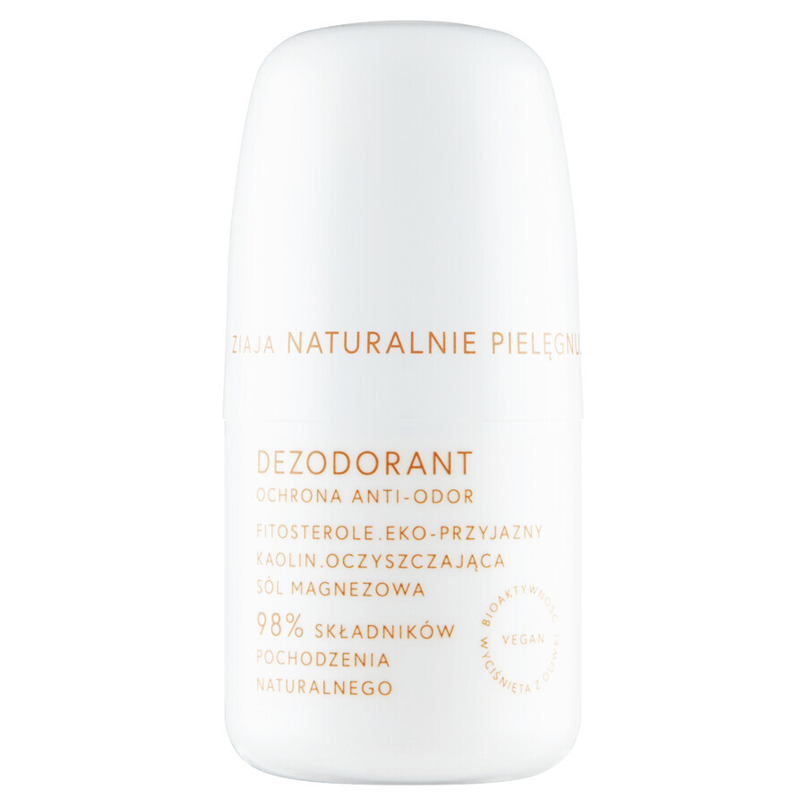 Ziaja Natural Care, deodorant de protecție antiodor, roll-on, 60 ml