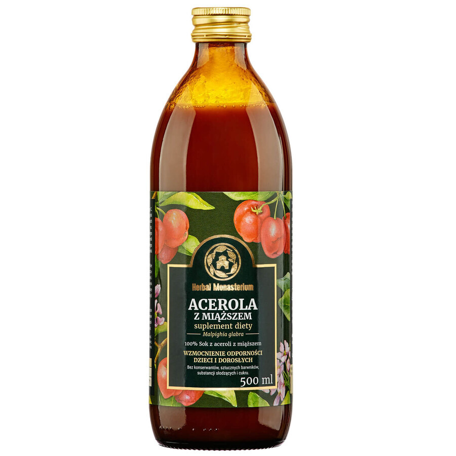 Naturale Bevanda Erbacea Monasterium - Sciroppo Acerola 500 ml