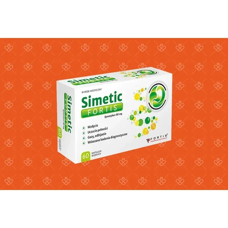 Simetic Fortis 80 mg, 60 zachte capsules