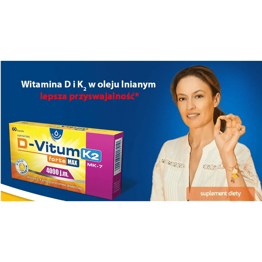 D-Vitum Forte Max 4000 IE K2 MK-7, 120 capsules