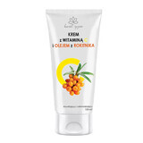 Flower of Life, Crema de vitamina C y aceite de espino amarillo, 100 ml