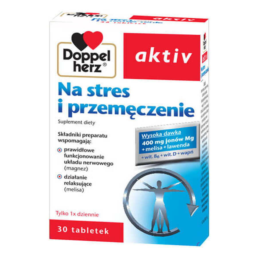 Doppelherz aktiv Voor stress en vermoeidheid, 30 tabletten