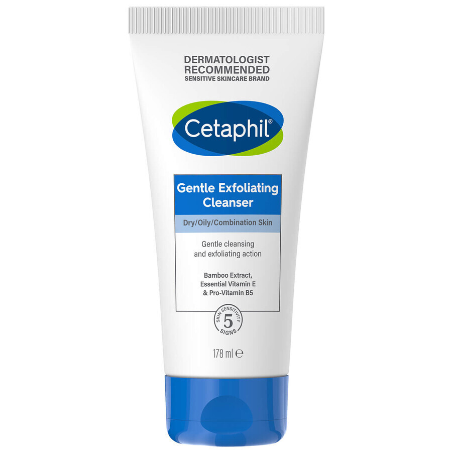 Cetaphil, zachte gezichtsreinigingsgel met peeling, 178 ml