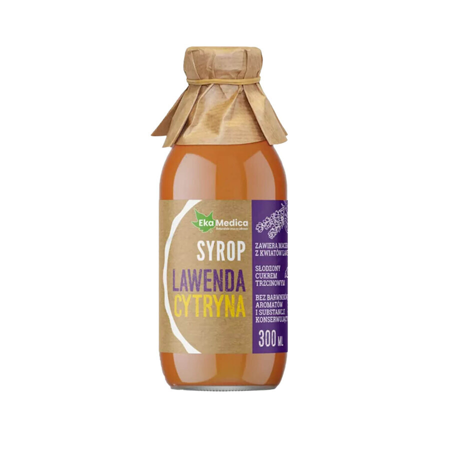 EkaMedica Sirop Lavanda Lămâie, 300 ml