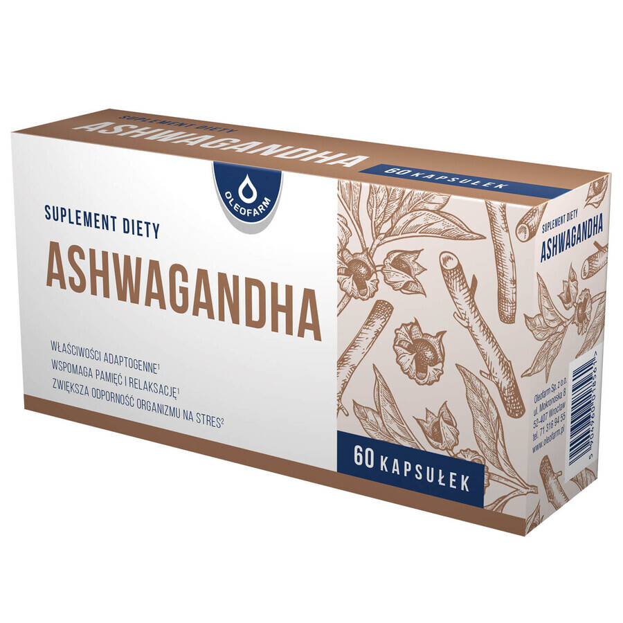 Oleofarm Ashwagandha, 60 capsules