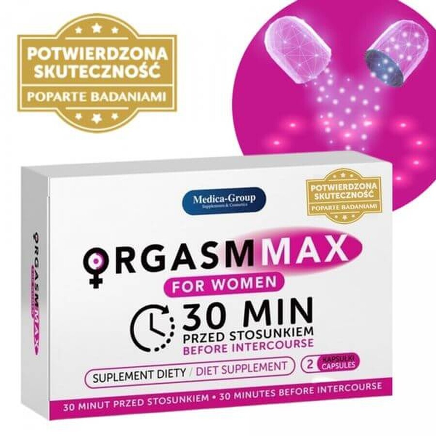 Orgasm Max für Frauen, 2 Kapseln, Medica-Group