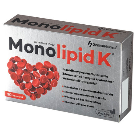 Monolipid K, 30 capsule vegane