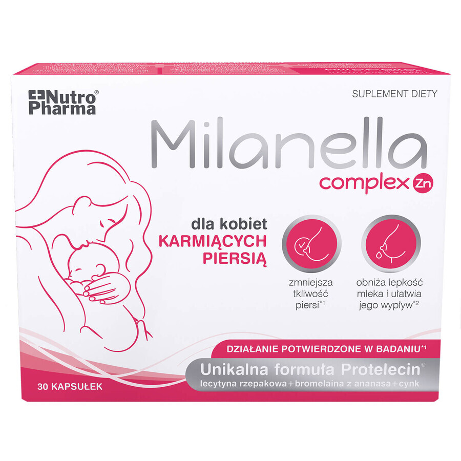 Milanella Complex Zn, 30 capsule