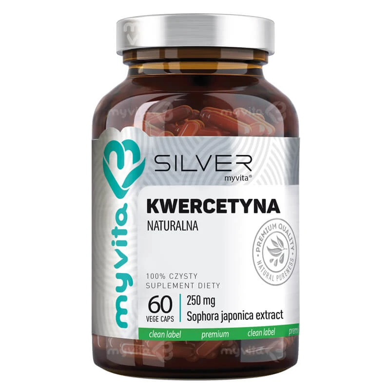 MyVita Silver Natuurlijk Quercetine, 60 plantaardige capsules