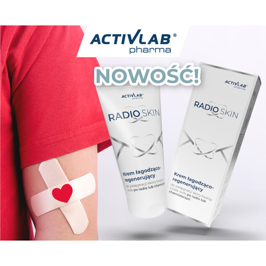 Activelab Pharma RadioSkin, verzachtende en regenererende crème voor gezicht en lichaam, na radio- en chemotherapie, 150 ml