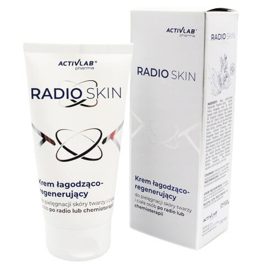 Activelab Pharma RadioSkin, verzachtende en regenererende crème voor gezicht en lichaam, na radio- en chemotherapie, 150 ml