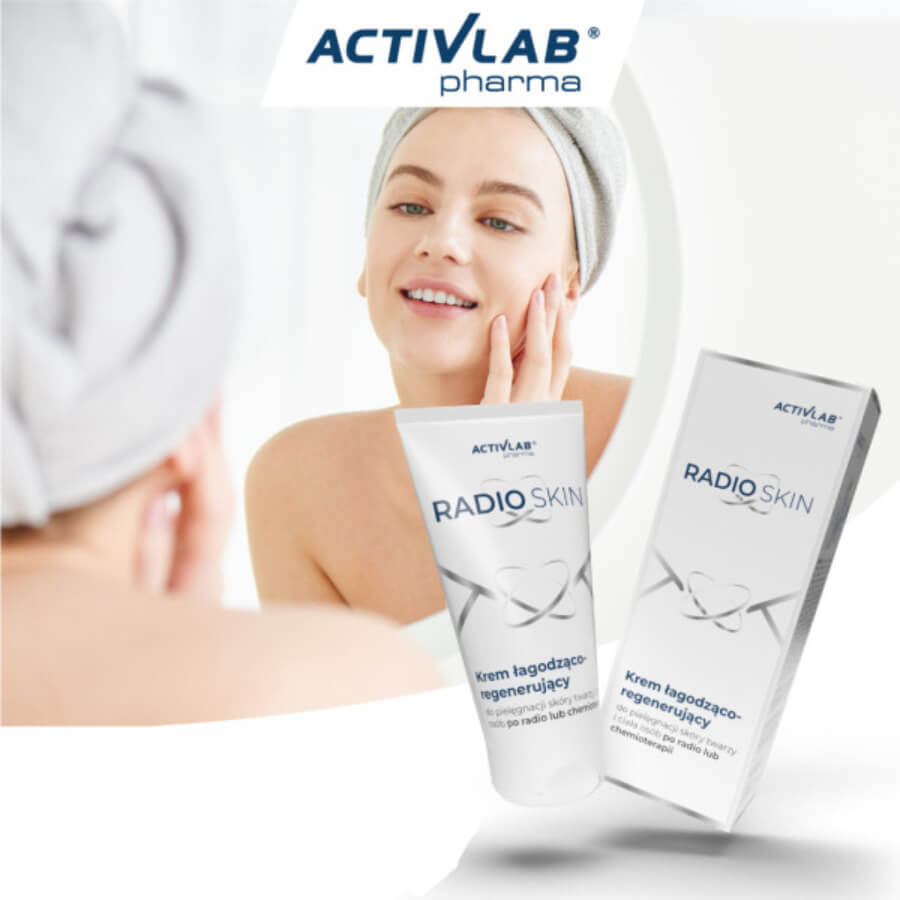 Activelab Pharma RadioSkin, verzachtende en regenererende crème voor gezicht en lichaam, na radio- en chemotherapie, 150 ml