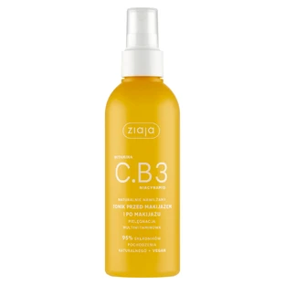 Ziaja Vitamin C.B3 Niacinamide, tonic before and after makeup, spray, 190 ml