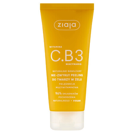 Ziaja Vitamine C.B3 Niacinamide, ongebruikelijke gezichtspeelinggel, 100 ml