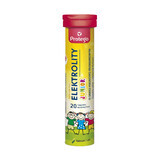 Protego Elektrolity Junior, raspberry and strawberry flavor, 20 effervescent tablets