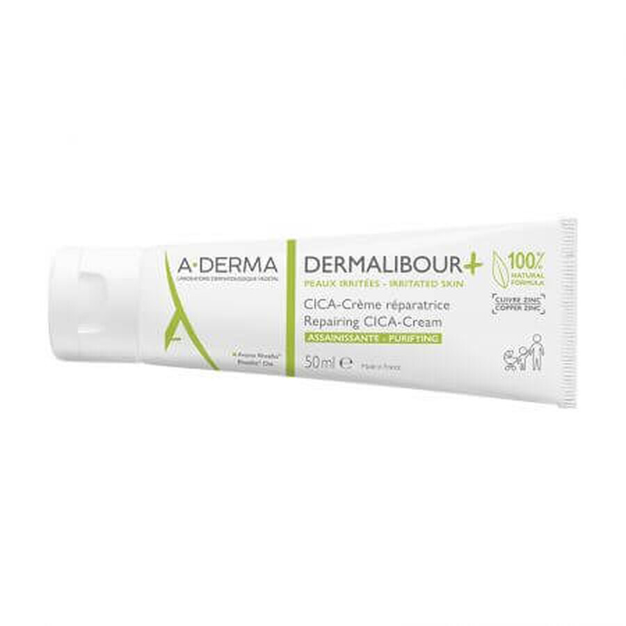 A-Derma Dermalibour Anti-Irritation Creme +Cica, 50 ml