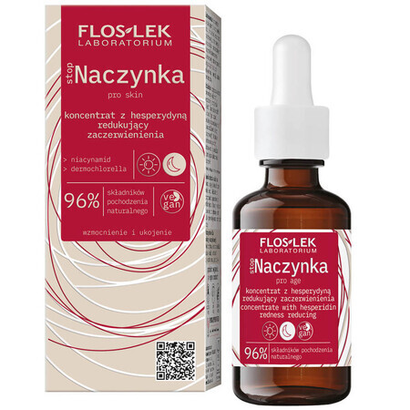 Flos-Lek StopNaczynka, rötungsreduzierendes Konzentrat, mit Hesperidin, 30 ml