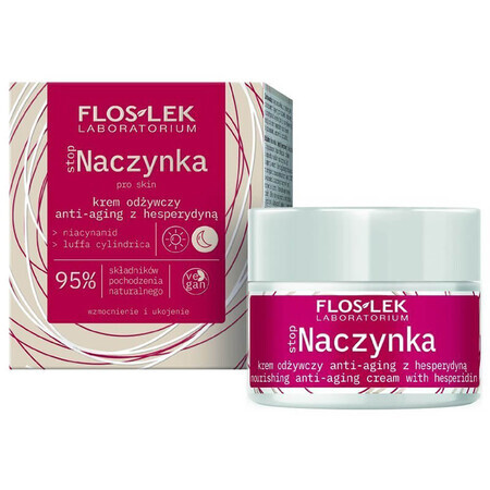 Flos-Lek StopAczynka, crema nutritiva antiedad con hespedrina, 50 ml