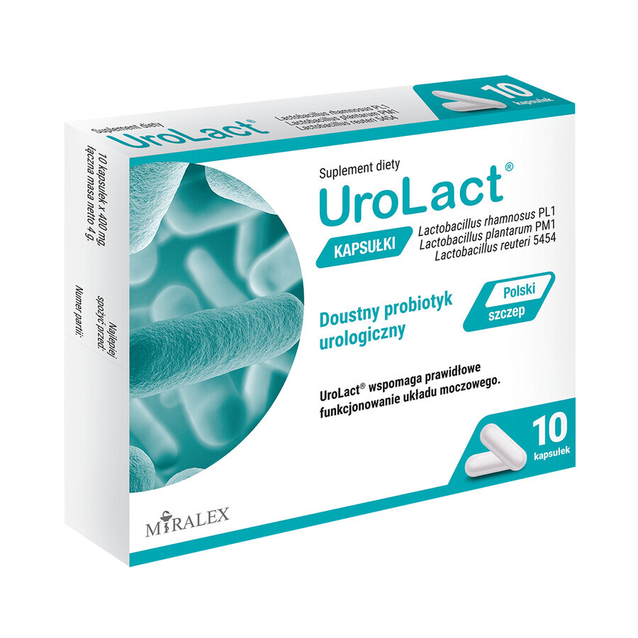 UroLact, 10 capsules