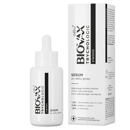 Biovax Trychologic Siwienie Serum do skóry gowy, 50 ml