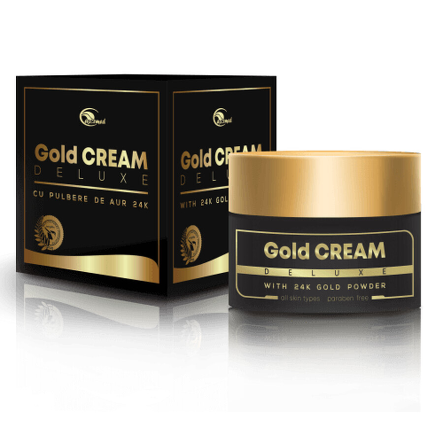 Crema antiarrugas Gold Deluxe con extracto de oro, 50 ml, Ayurmed