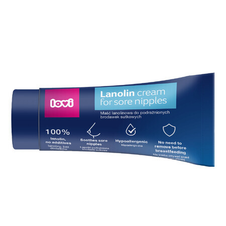 Lovi, lanolin ointment for irritated nipples, 37 g