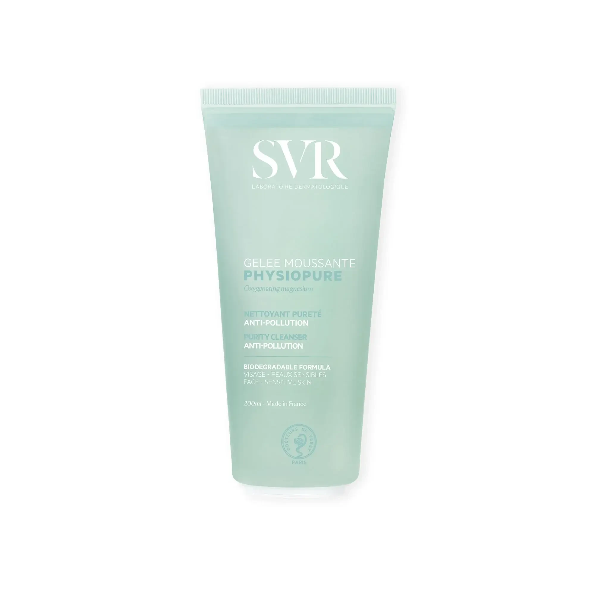 SVR Physiopure, schuimende gel voor het wassen van het gezicht, 200 ml