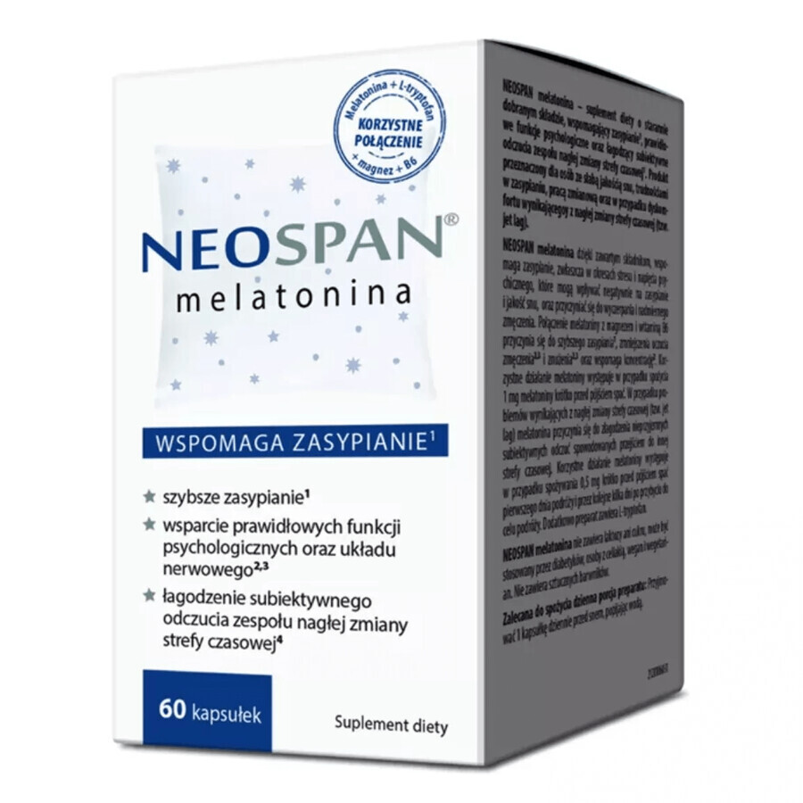 Neospan melatonine, 60 capsules