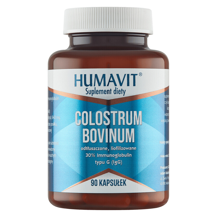 Humavit Colostrum Bovinum, 90 gélules