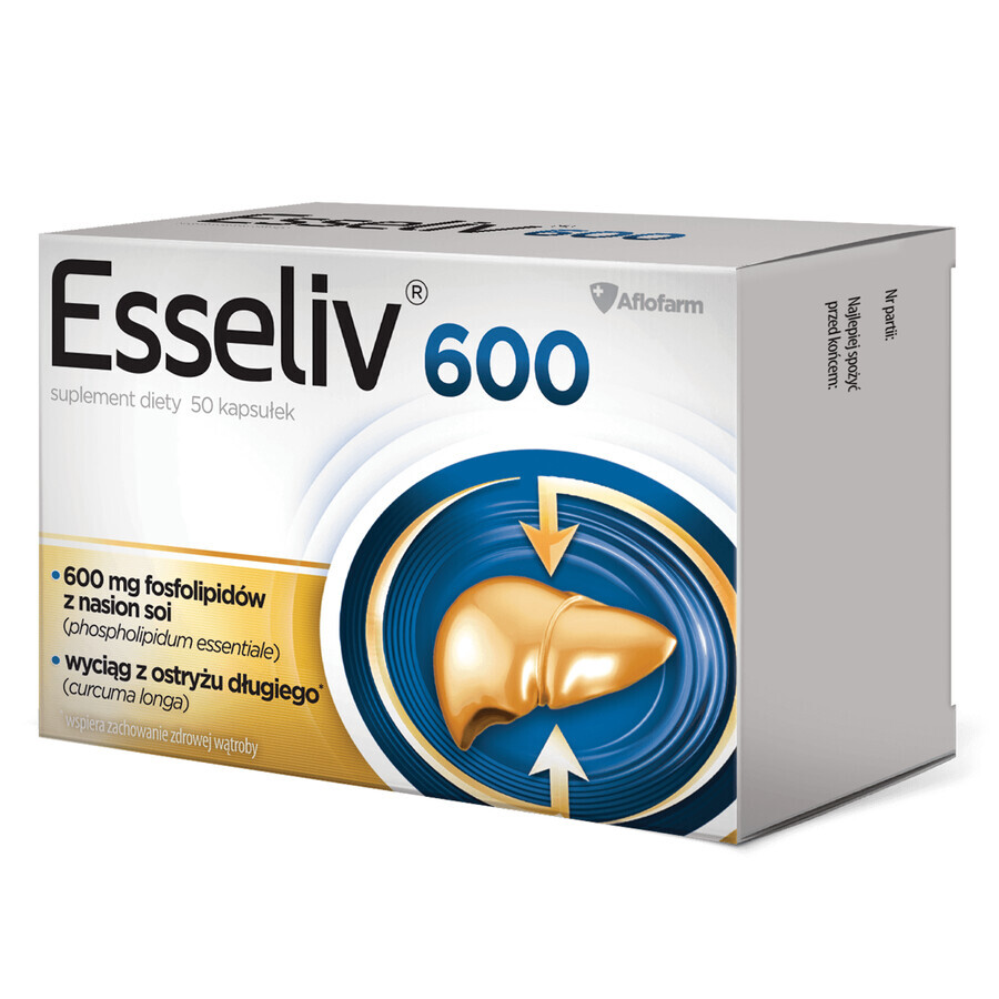 Esseliv 600, 50 capsules