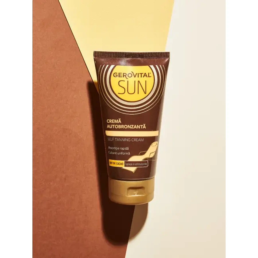 Gerovital Zon zelfbruinende crème, 150ml, Farmec