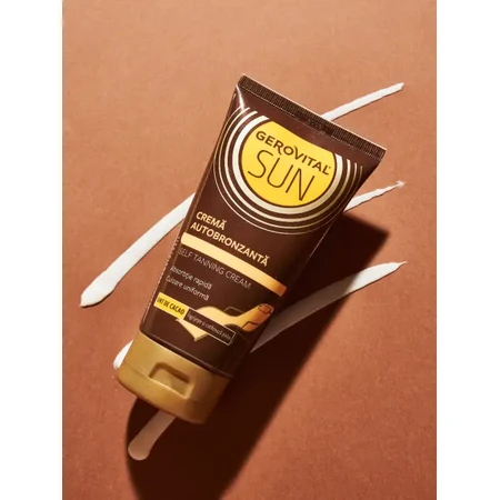 Gerovital Zon zelfbruinende crème, 150ml, Farmec