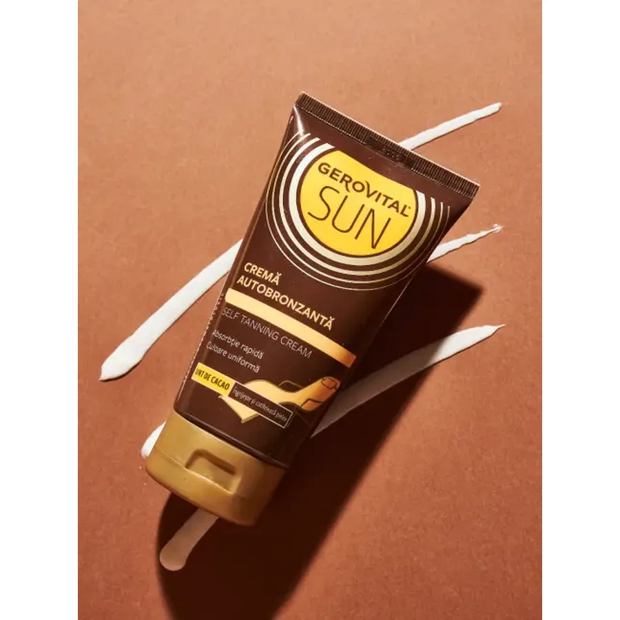 Gerovital Zon zelfbruinende crème, 150ml, Farmec