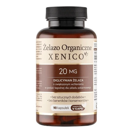 Ferro Organico Xenico, 90 capsule vegetariane