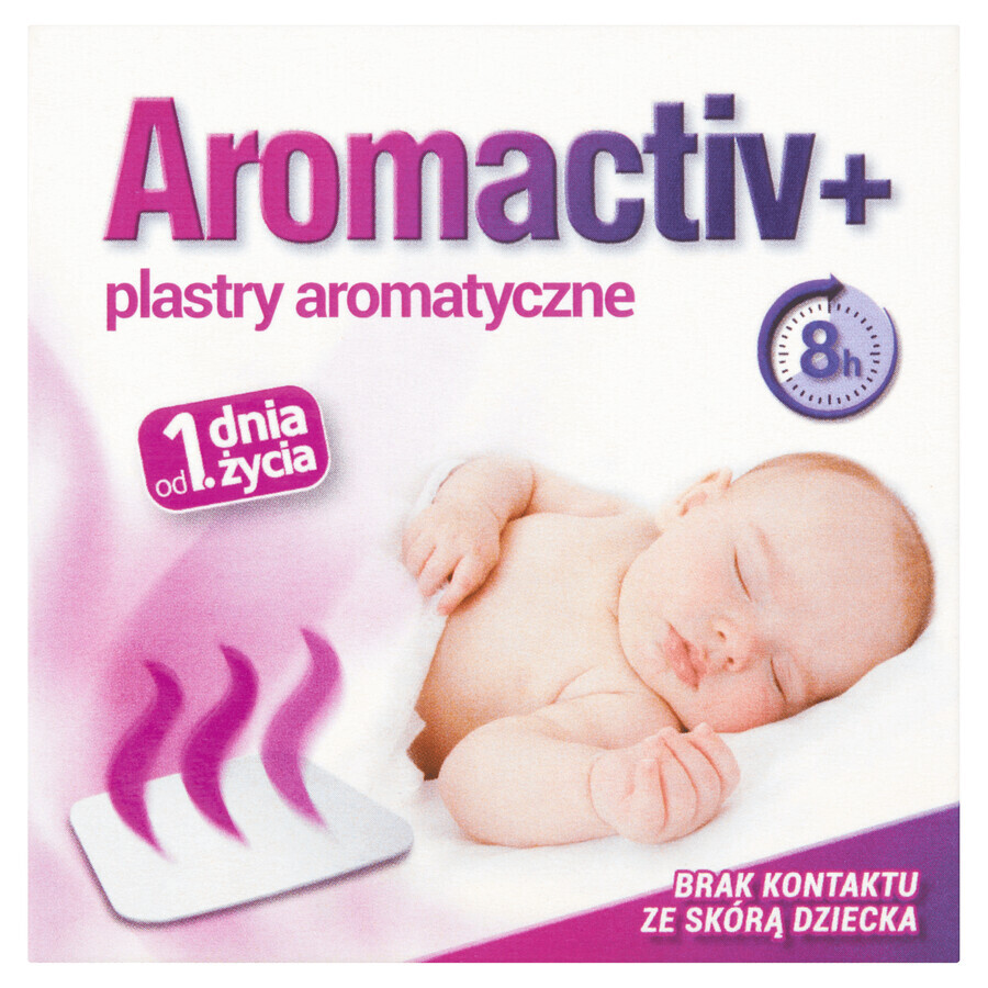 Aromactiv+, aromapleister vanaf dag 1 van het leven, 5 stuks DEFECTED PACKAGING