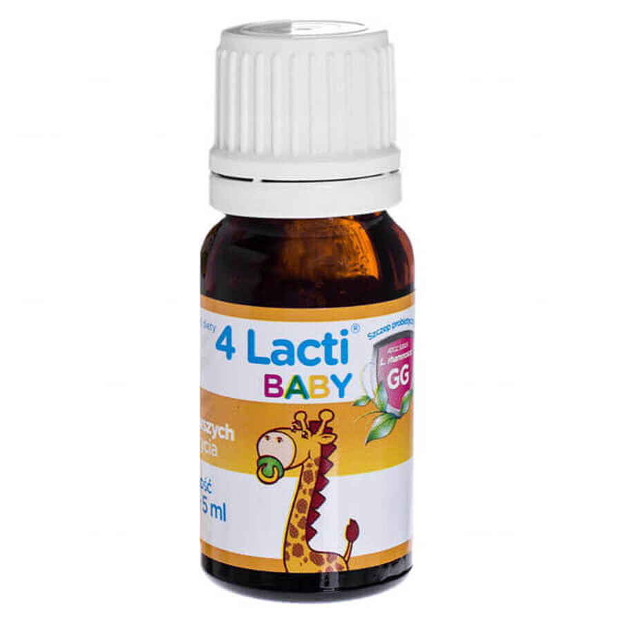 4 Lacti Baby dès les premiers jours de vie, gouttes, 5 ml EMBALLAGE CONTAMINE