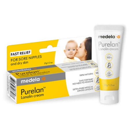 Crème de lanoline ultra-purifiée Purelan, 37 g, Medela