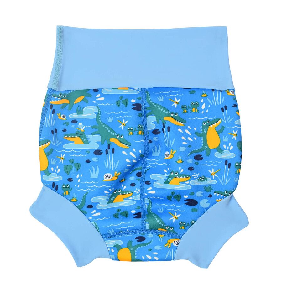 Splash About, Happy Nappy, Swim Diaper, Crocodiles, 0-3 months, Size S, 1pc Damaged packaging