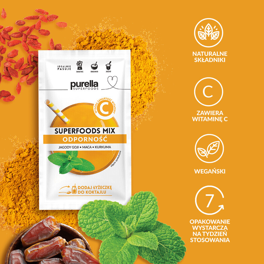 Purella Superfoods Mix Immuniteit, 40 g KORTE SLUITING