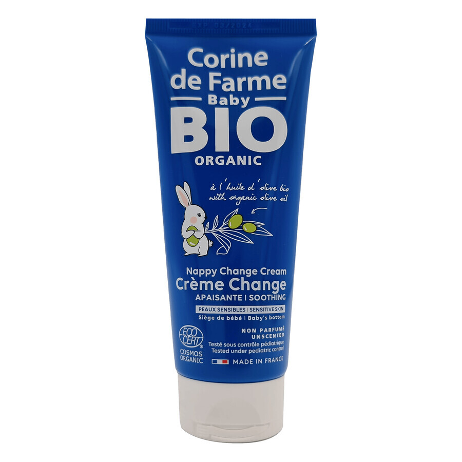 Corine De Farme Baby BIO, cremă calmantă pentru scutece, 100 ml SHORT DATE