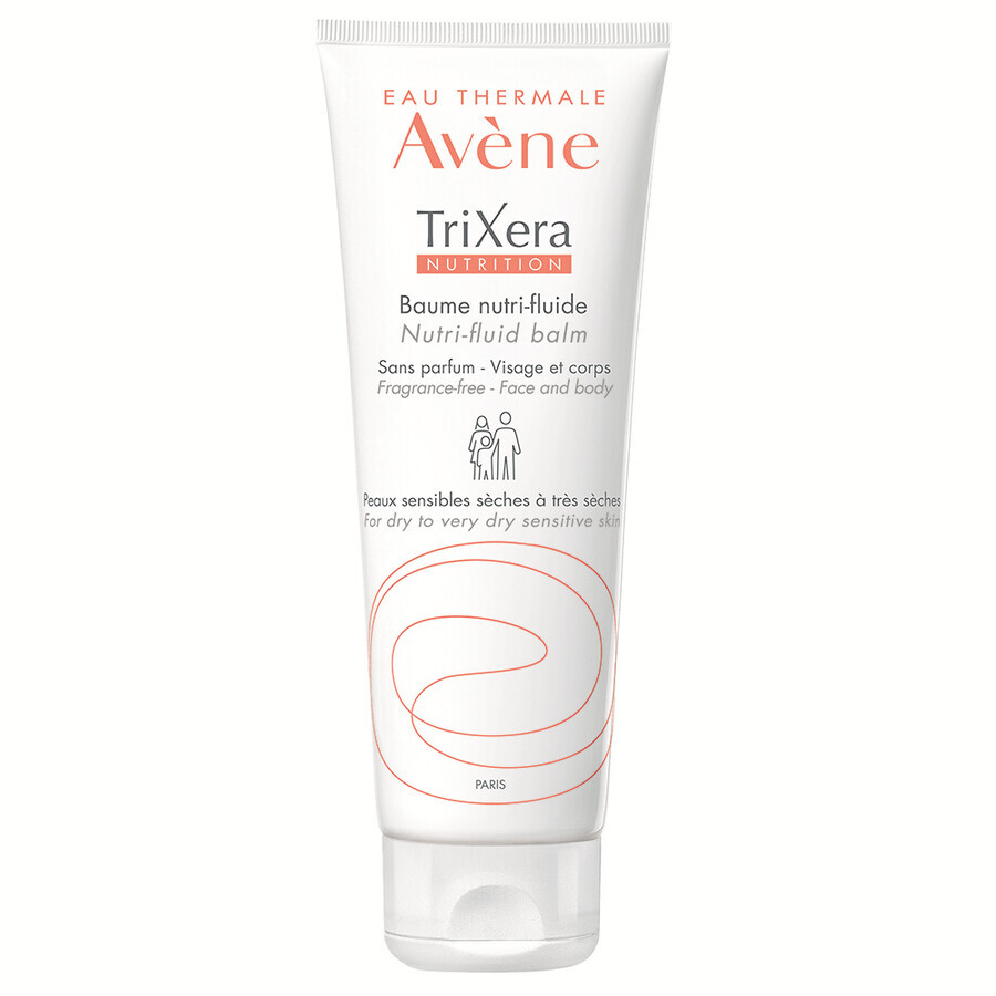 Hydraterende balsem voor de gevoelige en droge huid TriXera Nutrition, 200 ml, Avene