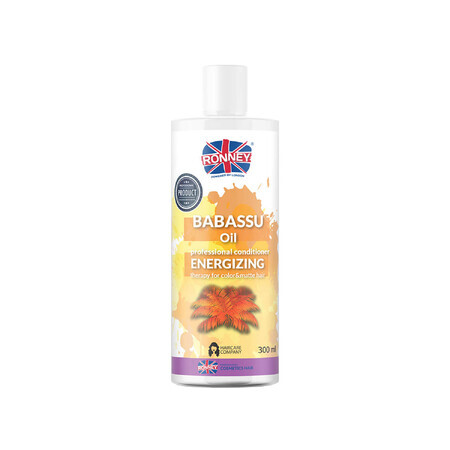 Ronney Aceite de Babasú, acondicionador enegrecedor para cabellos teñidos y sin brillo, 300 ml