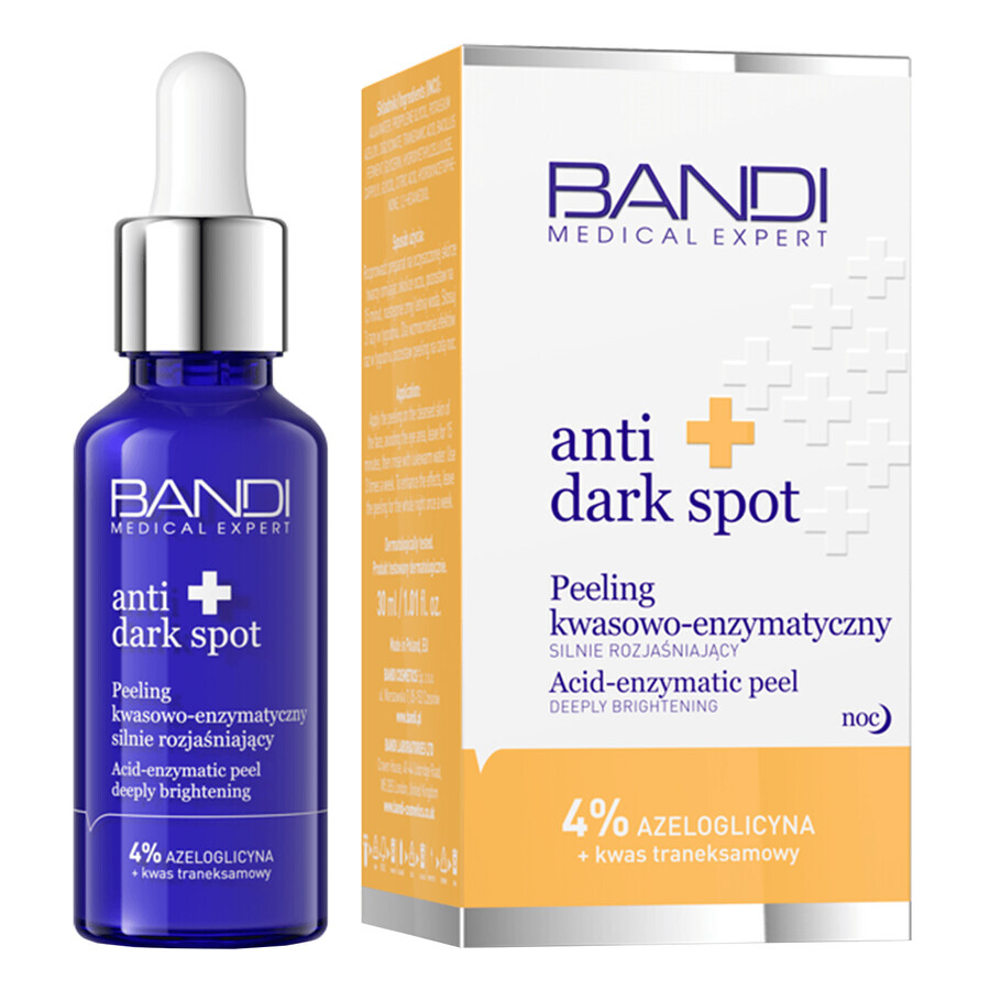 Bandi Medical Expert Anti Donkere Vlek, zuur-enzymatische peeling, sterk verhelderend, 30 ml